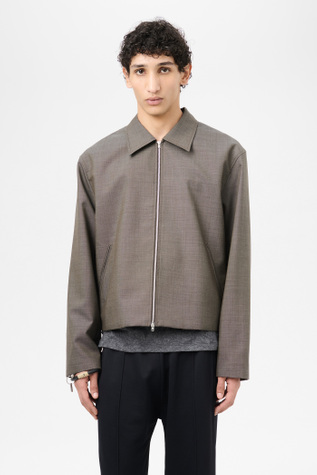 Our Legacy - Mini Jacket Grey Atom Check Wool
