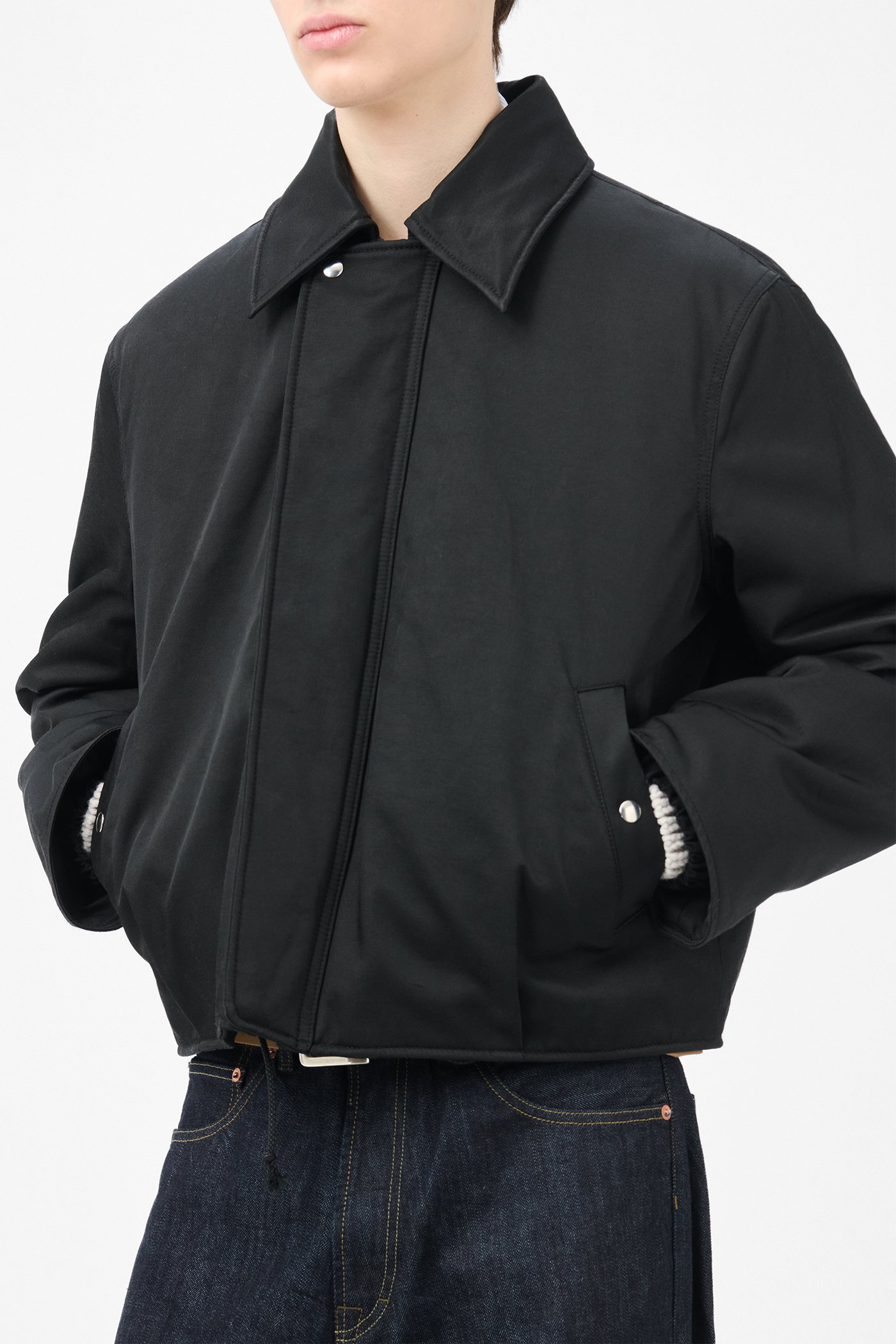 ジャケット・アウター OUR LEGACY 24aw ACE JACKET size44 Our Legacy - Ace Jacket Black Aero Nylon