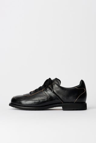 Ten Pin Shoe Black Strike Leather
