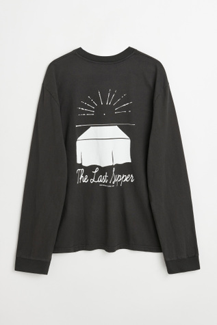 Our Legacy - Tour Longsleeve Last Supper Print Black