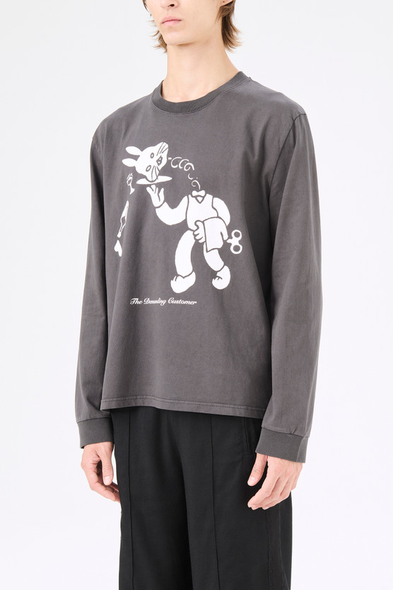 Our Legacy - Tour Longsleeve Last Supper Print Black