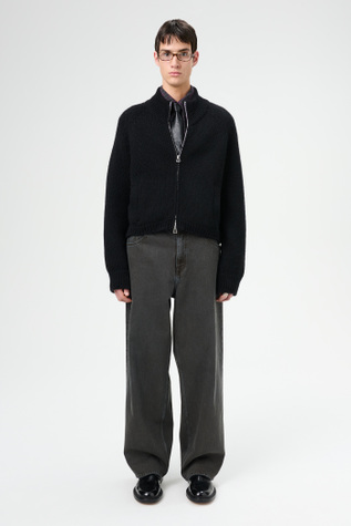 Ultra Zip Funnel Jet Black Isels Wool