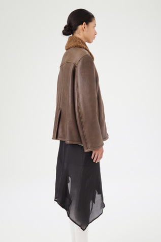 Our Legacy - Alaska Jacket Rustic Grain Brown Shearling