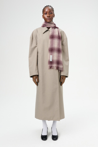 our legacy cottage scarf 新品 Our Legacy - Cottage Scarf Eggshell Crinkle Cotton
