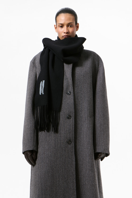Our Legacy - Estate Scarf Black Double Wool
