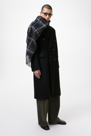 Our Legacy - Estate Scarf Black Fuzzy Alpaca