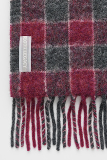 Our Legacy - Estate Scarf Pink Fuzzy Alpaca