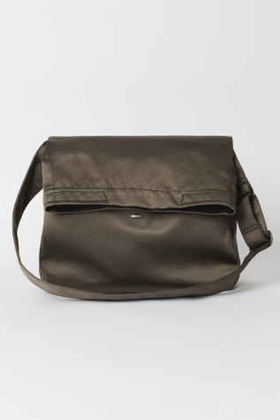 Sling Bag Olive Dense Sateen