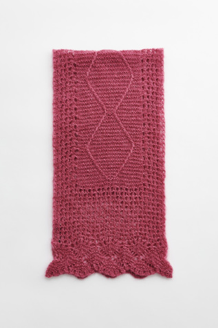 Domestic Scarf Uncut Ruby Softest Mohair Silk
