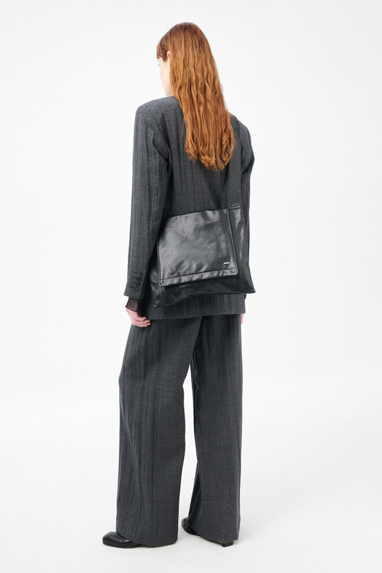 Our Legacy - Slim Bag Malleable Black Bull Hide