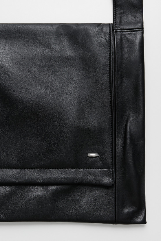 Our Legacy - Slim Bag Malleable Black Bull Hide