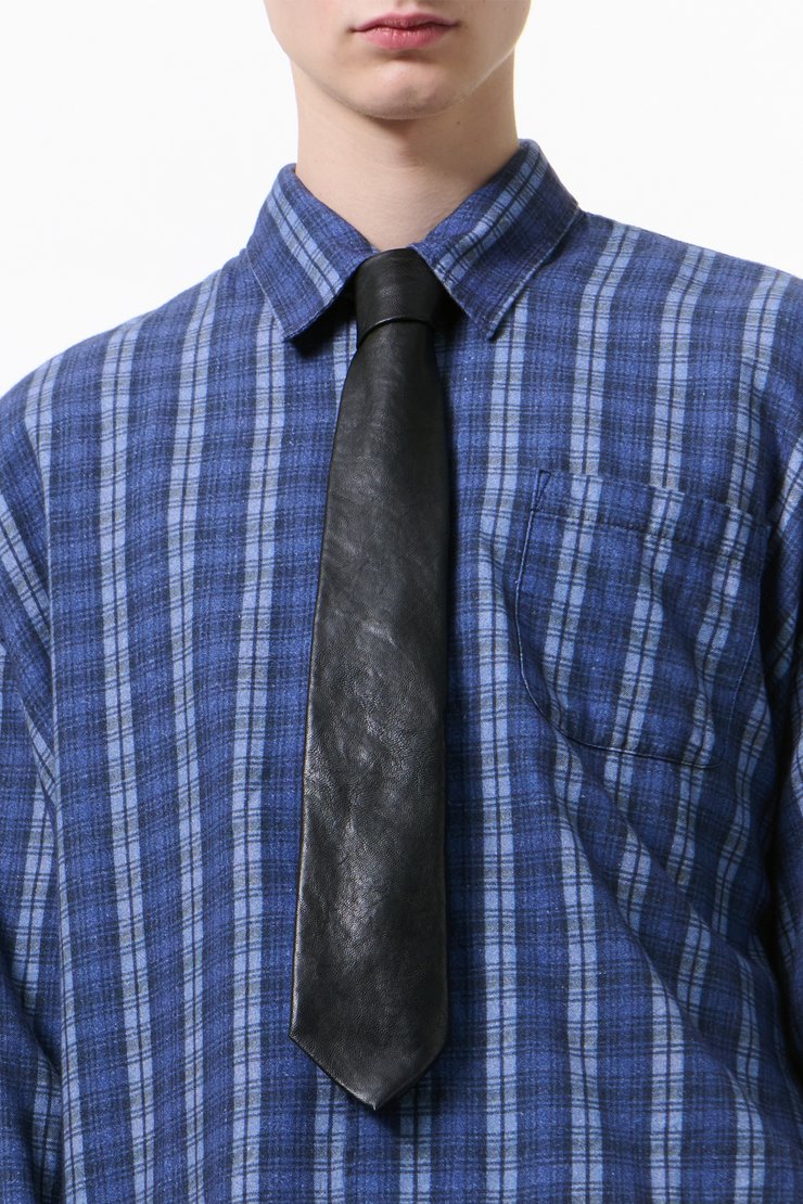 Our Legacy - Tie Black Real Fake Leather