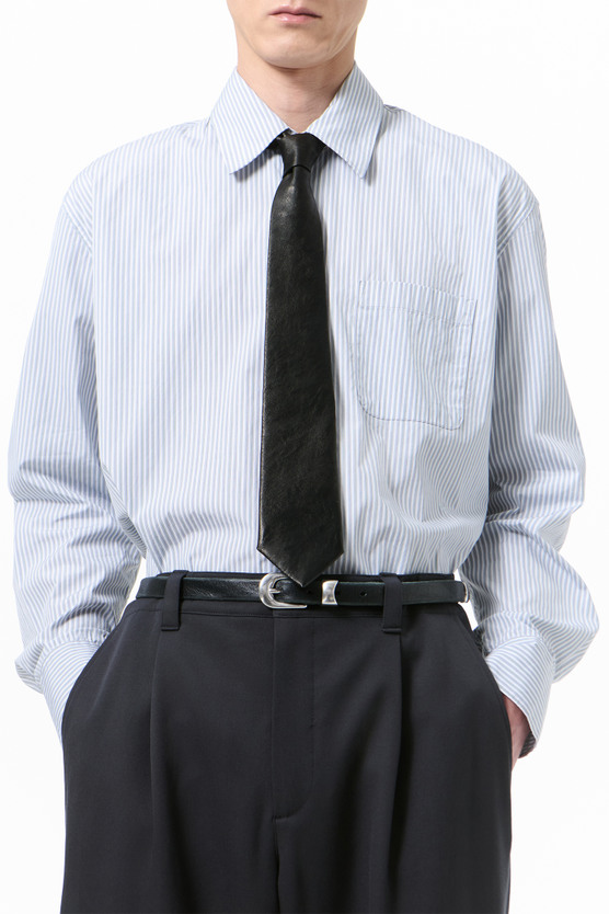 Our Legacy - Tie Black Real Fake Leather