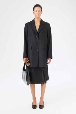 Queens Blazer Maitre D Black Wool