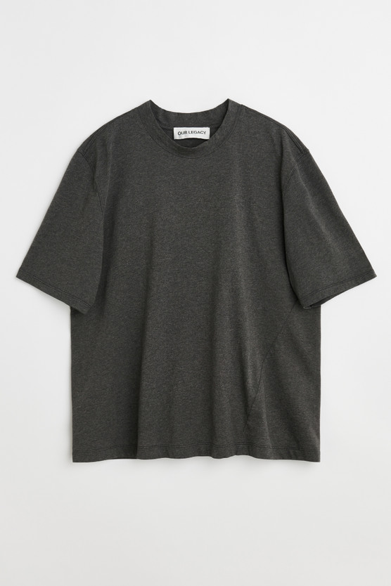 Tシャツ・カットソー OUR LEGACY Men Tops 418516 M2253FL GREY Our Legacy - Big T-Shirt Dark Grey Melange