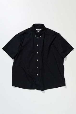 Borrowed Bd Shortsleeve Black Clean Seersucker