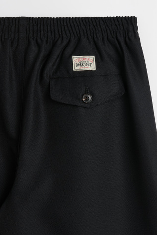 Our legacy x Stüssy TALL LAGUNA SHORT Stussy x Our Legacy Work Shop Tall Laguna Short Black Wool