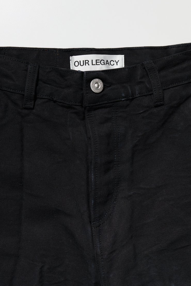 Our Legacy - Work Trouser Black Overdye Nettle Canvas