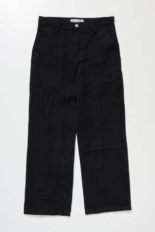 Work Trouser Black Overdye Nettle Canvas