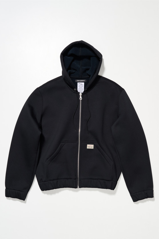 Our Legacy - Zip Hood Black Scuba