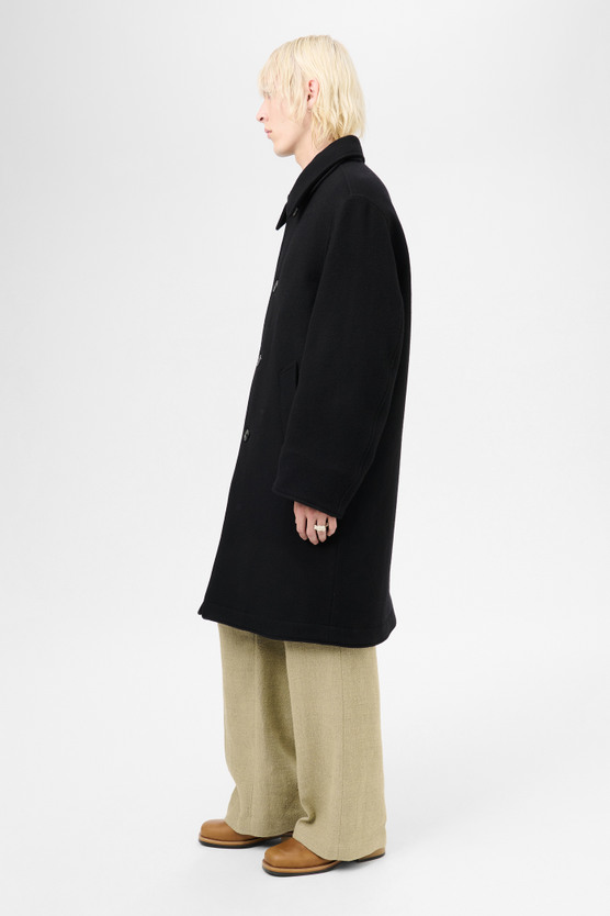 Our Legacy - Car Coat Black Slyly Herringbone