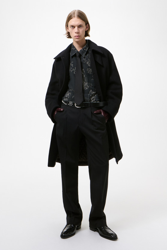 ジャケット・アウター andfamilys STEER OIL CAR COAT Our Legacy - Car Coat Black Slyly Herringbone