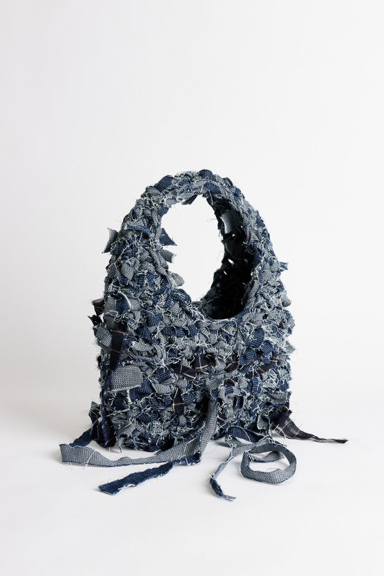 【10/26まで出品】OUR LEGACY 24ss crochet bag Our Legacy - Crochet Bag Oak Brown Futuristic Silk