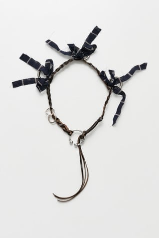 Bow Necklace Black