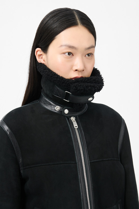 Our Legacy - Pilot Jacket Black Shearling