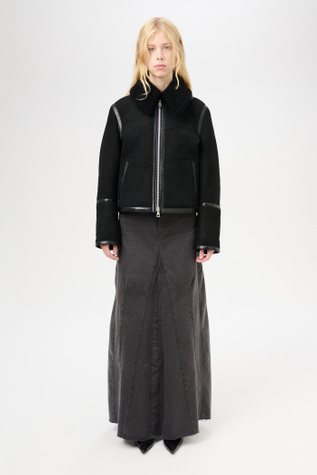 Pilot Jacket Black Shearling
