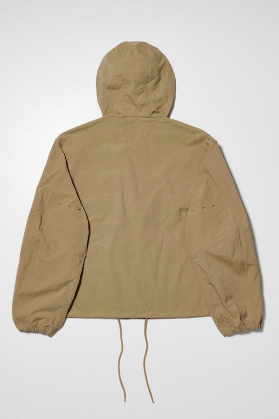 Our Legacy - Work Shop Windbreaker Laurel Beige Nylon Oxford Our Legacy - Work Shop Windbreaker Laurel Beige Nylon Oxford
