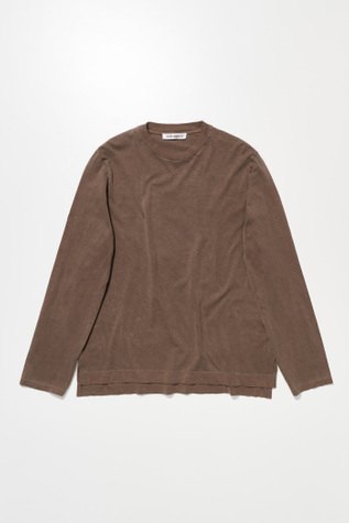 Box Longsleeve Tee Overdyed Earth Festival Print