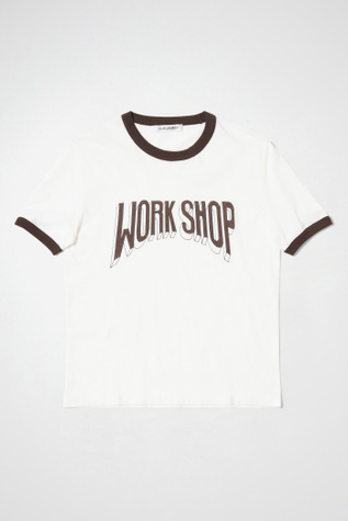 ★関税込★OUR LEGACY★Our Legacy Work Shop Box T-Shirt White Our Legacy - Work Shop Box Tee White Yin Yang Tur Print