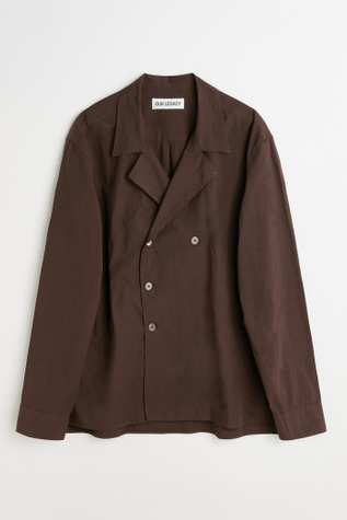 ジャケット・アウター OUR LEGACY DUO SHIRT Hefty Brown Coarse Our Legacy - Duo Shirt Hefty Brown Coarse Poplin