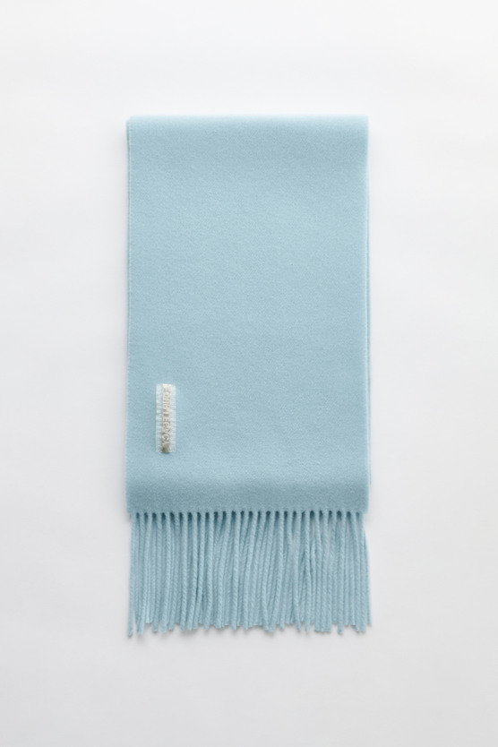 Our Legacy - Estate Scarf Crystal Blue Double Wool
