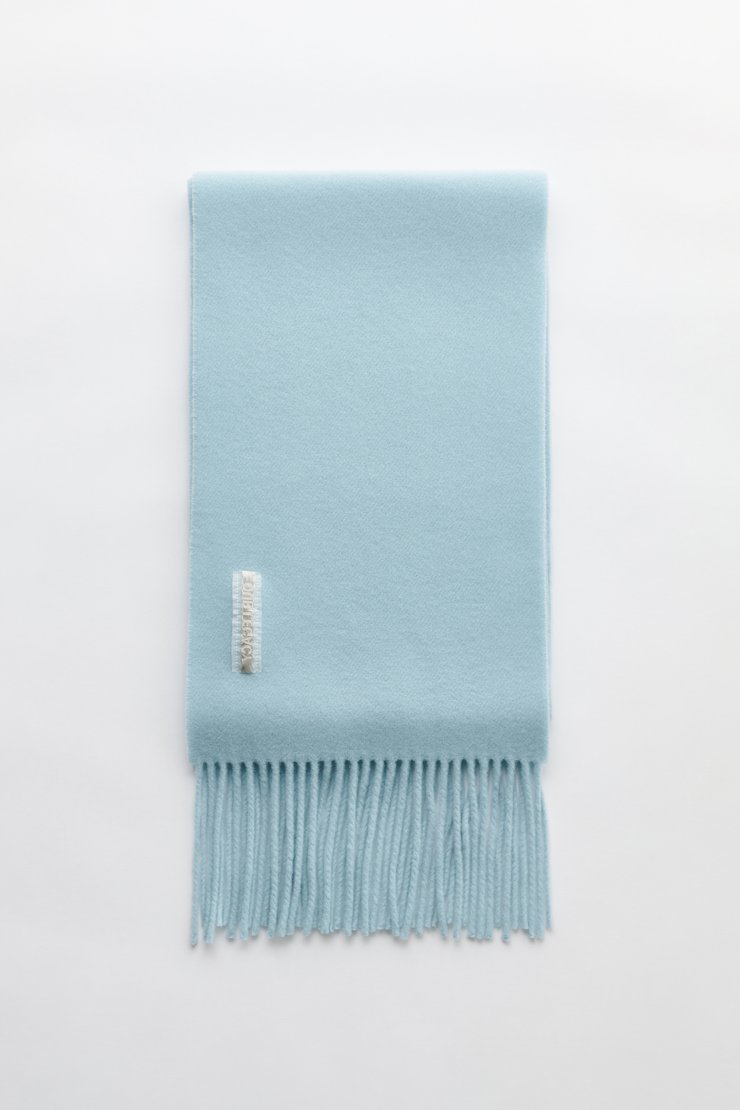 Our Legacy - Estate Scarf Crystal Blue Double Wool