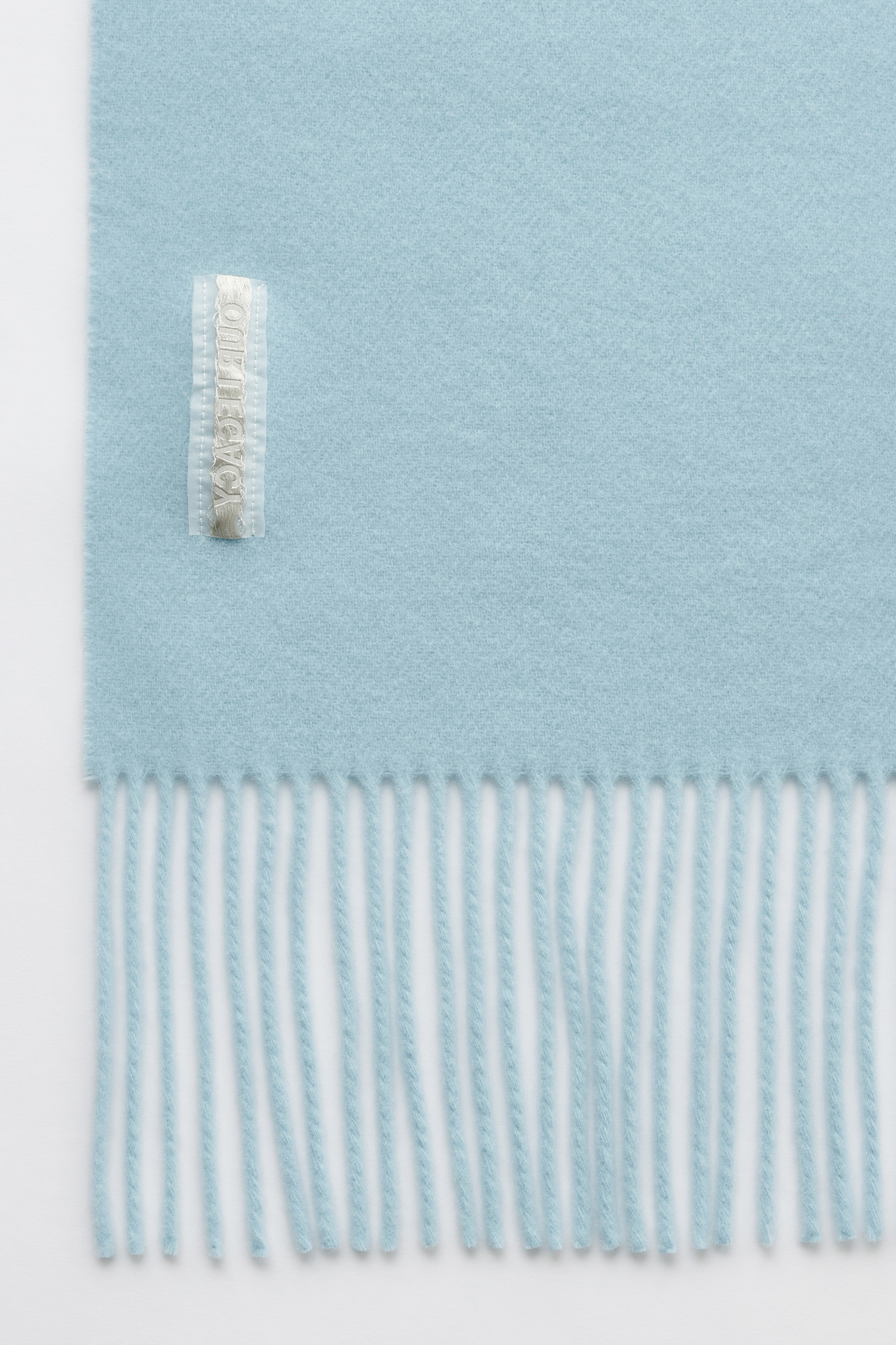 Our Legacy - Estate Scarf Crystal Blue Double Wool