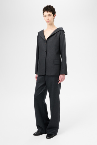 Our Legacy - Blouson Jacket Washed Black Moleskin