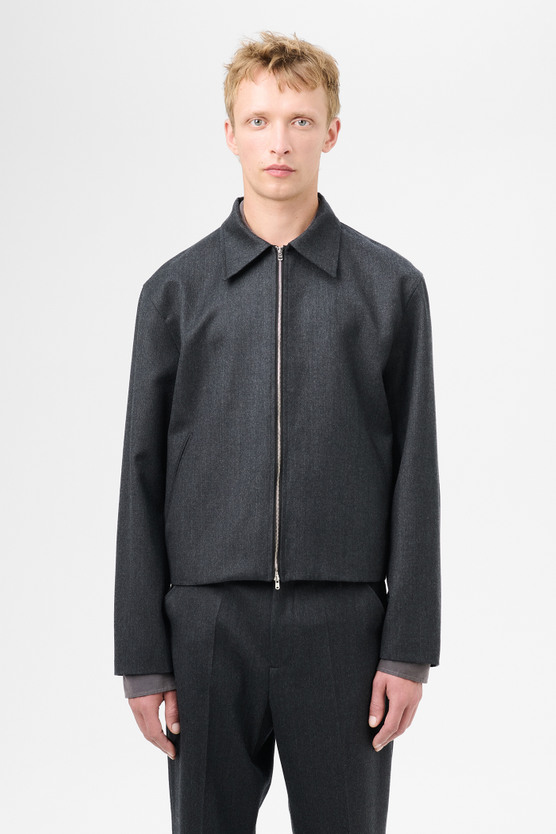 ジャケット・アウター Our legacy mini jacket 46 Our Legacy - Mini Jacket Top Dyed Black Leather
