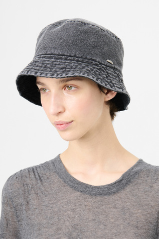 Our Legacy - Bucket Hat Black Enzyme Canvas
