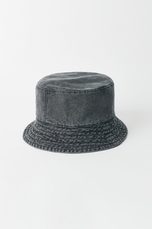 Our Legacy - Bucket Hat Black Enzyme Canvas