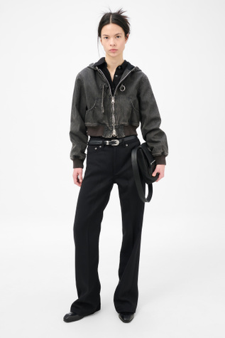 Coast Jacket Black Coated Wash
