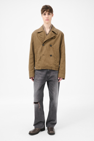 Our Legacy - Dispatch Peacoat Tobacco Draping Canvas