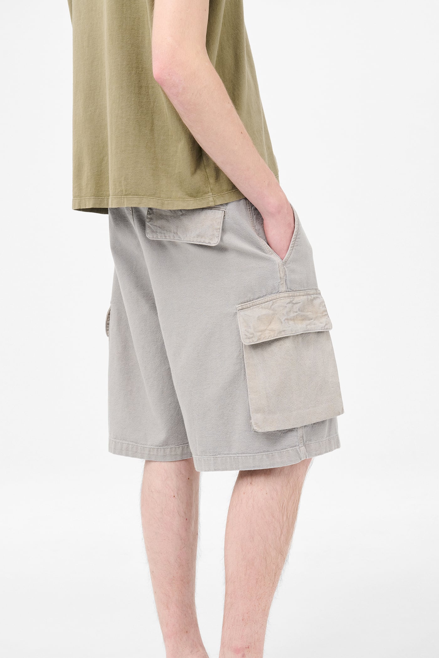 Our Legacy - Mount Shorts Stone Gravel Draping Canvas