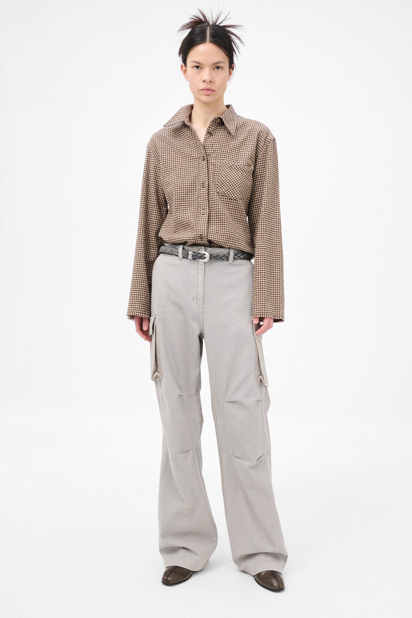 パンツ OUR LEGACY Stone gravel draping canvas Our Legacy - Mount Cargo Stone Gravel Draping Canvas