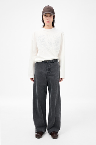 パンツ OUR LEGACY STERN CHINO Our Legacy - Stern Chino Black Enzyme Canvas