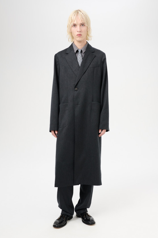 Our Legacy - Robe Overcoat Premium Charcoal Office Wool