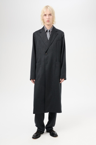 Our Legacy - Robe Overcoat Premium Charcoal Office Wool