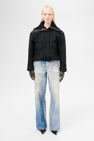 Marine Jacket Static Black Papyrus Poly