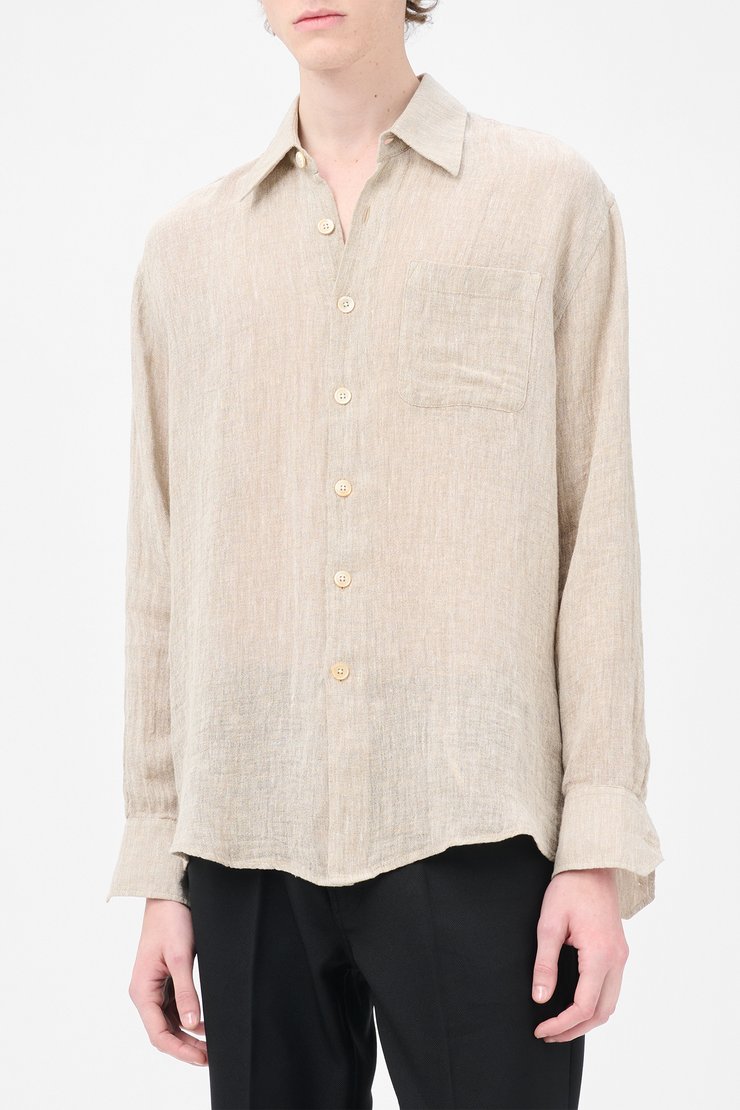 Our Legacy - Box Shirt Shortsleeve White Boucle